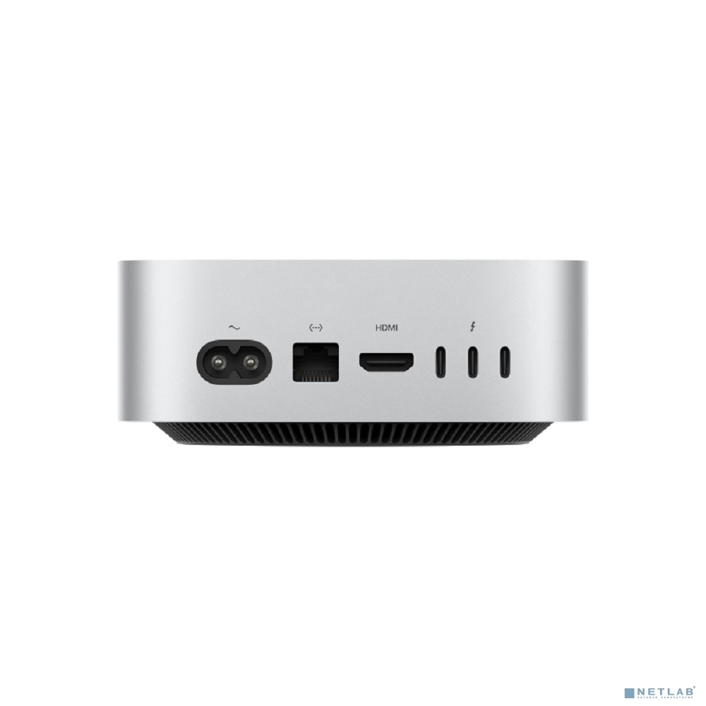 Компьютер Apple Mac Mini 2024 MCYT4LL/A Silver M4 10C CPU 10C GPU/24Gb/512Gb SSD/рекоменд.переходник 1979059 (A3239)