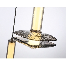 Подвесной светодиодный светильник Ambrella light LH31012/3 GR/SM серый/дымчатый 35W 3000K D450*1790