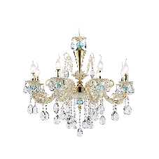 Светильник Ambrella light TR4926/8 GD/WH/CL золото/белый/прозрачный E14*8 max 40W D740*630
