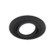Комплект встраиваемого поворотного светильника Ambrella light XC7622081 SBK/PBK черный песок/черный полированный MR16 GU5.3 (C7622, N7002)