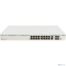 Коммутатор MikroTik CRS320-8P-8B-4S+RM, 16×1 Гбит/с PoE, 4×10G SFP+, управляемый