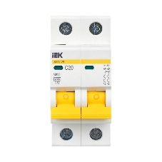 Выключатель автоматический IEK MVA20-2-020-CВА47-29 2Р 20А 4,5кА х-ка С IEK