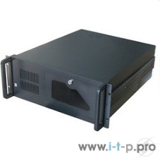 Корпус Procase B430-B-0 черный 4U глубина 450мм, внешн 3x5.25, внутр 8xHDD, MB 12