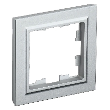 Рамка 1-м BRITE РУ-1-БрА алюм. IEK BR-M12-K47