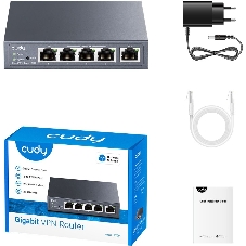 Маршрутизатор Cudy R700, 1×WAN + 3×WAN/LAN + 1×LAN
