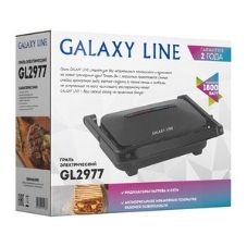Гриль электрический Galaxy Line GL 2977, черный, механическое управление, 1800 Вт