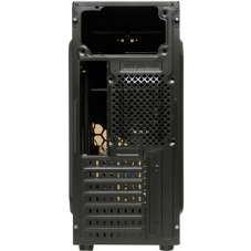 Компьютерный корпус Miditower ExeGate EVO-8227-NPX700 (ATX, БП 700NPX с вент. 12см, 2*USB+1*USB 3.0+HD Audio, черный, 3 вент. RGb, закаленное стекло)