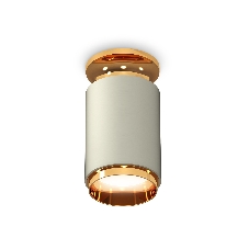 Светильник Ambrella Light XS6314121 SGR/PYG серый песок/золото желтое полированное MR16 GU5.3 (N6905, C6314, N6124)