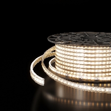Лента светодиодная LS011 220V/ Premium 220V 18W 180Led 2835 IP65, 4200K дневной белый, 50 м, двухрядная