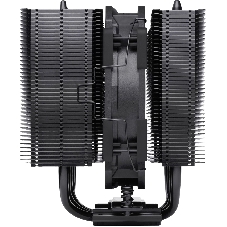 Кулер для процессора Noctua NH-D12L chromax черный, 120 мм, медь, 0-2000 об/мин, 22.6 дБ, 4 pin PWM, 148 Вт, высота 145 мм