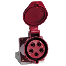 Розетка наруж. уст. 32А 380В 3P+РЕ+N IP44 (125) EKF ps-125-32-380