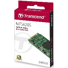 Накопитель SSD Transcend MTS820, 240GB, M.2, SATA III, R/W 550/420