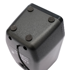 Акустическая система 2.0 Gembird SPK-303, 6Вт, пластик, рег.громкости, LED подсветка, черный