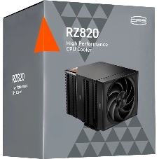 Устройство охлаждения (кулер) PcCooler RZ820 Soc-AM5/AM4/1200/1700/1851 черный 4-pin Al+Cu 300W Ret (RZ820-BKNWNX-GL)