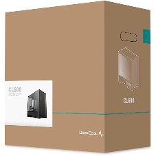 Корпус DeepCool CL600, Midi-Tower, чёрный, 2 x 120 мм