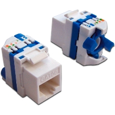 Модуль Keystone Tooless, RJ-45, кат.5E, UTP, 180 градусов, белый