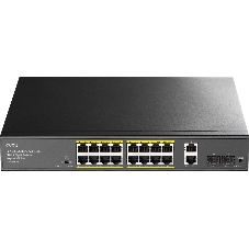 Коммутатор Cudy GS1018PS2, 16×1 Гбит/с, 2×1 Гбит/с Combo (RJ-45/SFP), 2×1 Гбит/с SFP