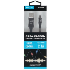 Кабель Maxvi MC-01F black USB-A - microUSB, 2A Плоский кабель, ток макс. нагрузки 2А, макс. напряжение 5V; стандарт USB 2.0; длина 1м, материал PVC, черный
