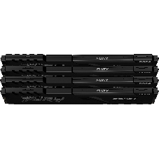 Оперативная память Kingston Fury Beast, DDR4, 32GB (4x8GB), 3600MHz, CL17, DIMM, с радиаторами, черный