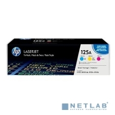 Картридж лазерный комплект HP CF373AM голубой/пурпурный/желтый для CLJ CP1215/1515 3 х 1400 стр.