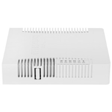 Коммутатор сетевой MikroTik RB260GS RouterBOARD 260GS 5-port Gigabit smart switch with SFP cage, SwOS, plastic case, PSU