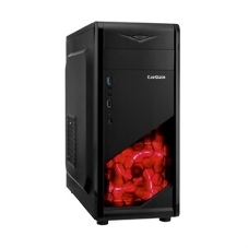 Компьютерный корпус Miditower ExeGate EVO-8227-NPX700 (ATX, БП 700NPX с вент. 12см, 2*USB+1*USB 3.0+HD Audio, черный, 3 вент. RGb, закаленное стекло)