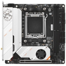 Материнская плата MSI MPG B650I EDGE WIFI, AM5, AMD B650, 2xDDR5, 4xSATA, 2xM.2, 1xPCI-E 4.0 x16, 1xHDMI, 1x 2.5Gb LAN, 3xUSB-A 3.2 Gen 2, 2xUSB-A 3.2 Gen 1, 1xUSB-C 3.2 Gen 2x2, 3x3.5 мм, 7.1, Mini-ITX
