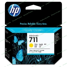 Картридж струйный HP №711 CZ136A желтый x3уп. для HP DJ T120/T520 (29мл)