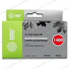Картридж струйный Cactus CS-PGI1400XLBK черный (36 мл) для HP Canon MB2050/MB2350/MB2040/MB2340