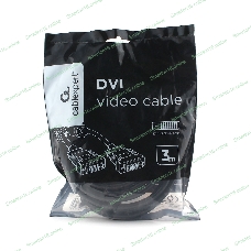 Кабель DVI-D dual link Cablexpert CC-DVI2L-BK-10, 25M/25M, 3.0м, CCS, черный, экран, феррит.кольца, пакет