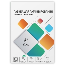 Пленка для ламинирования Heleos 60мкм A4 (100шт) глянцевая216x303мм LPA4-60
