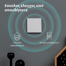 Выключатель умный одноклавишный Aqara Smart Wall Switch H1 (WS-EUK01)