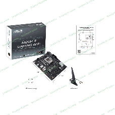 Материнская плата ASUS A620M-F GAMING WIFI, AM5, AMD A620, 2xDDR5, 2xM.2, 1xPCIe 4.0 x16, 1xHDMI, 1x2.5Gb LAN, Wi-Fi 6E, Bluetooth 5.3, 2xUSB-A 5Gbps, 2xUSB-A 2.0, 3x3.5 мм, 7.1, mATX