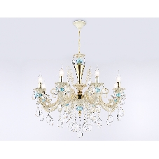 Светильник Ambrella light TR4926/8 GD/WH/CL золото/белый/прозрачный E14*8 max 40W D740*630
