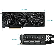 Видеокарта Palit GeForce RTX 5060 Ti Infinity 3, 16 GB GDDR7, 128 bit, 3xDisplayPort, HDMI, GPU 2407 MHz