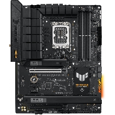Материнская плата ASUS TUF GAMING B760-PLUS WIFI, LGA 1700, Intel B760, 4xDDR5, 4xSATA, 3xM.2, 1xPCI-E 5.0 x16, 1xPCI-E 3.0 x4, 1xUSB-A 3.2 Gen 2, 3xUSB-A 3.2 Gen 1, 1xUSB-C 3.2 Gen 2x2, 1x2.5Gb LAN, 5x3.5 мм, 7.1, Wi-Fi 6, Bluetooth 5.2, Standard-ATX