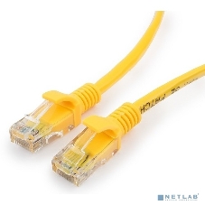 Патч-корд медный UTP Cablexpert PP10-1M/Y кат.5e, 1м, литой, многожильный, желтый
