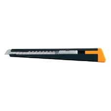 Канцелярский нож OLFA OL-180-BLACK нерж.сталь серебристый 0.9см