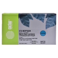 Картридж струйный Cactus CS-B3P22A №727 черный матовый (130 мл) для HP DJ T920/T1500/T2530