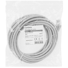 Патч-корд ExeGate EX286385RUS UTP-RJ45-RJ45-5e-5M-LSZH-GY, UTP, cat.5e, LSZH, 5м, серый