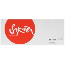 Картридж лазерный Sakura CF332A для HP LJ M651, M651DN, M651N, M651Xh, желтый, 15 000 к.
