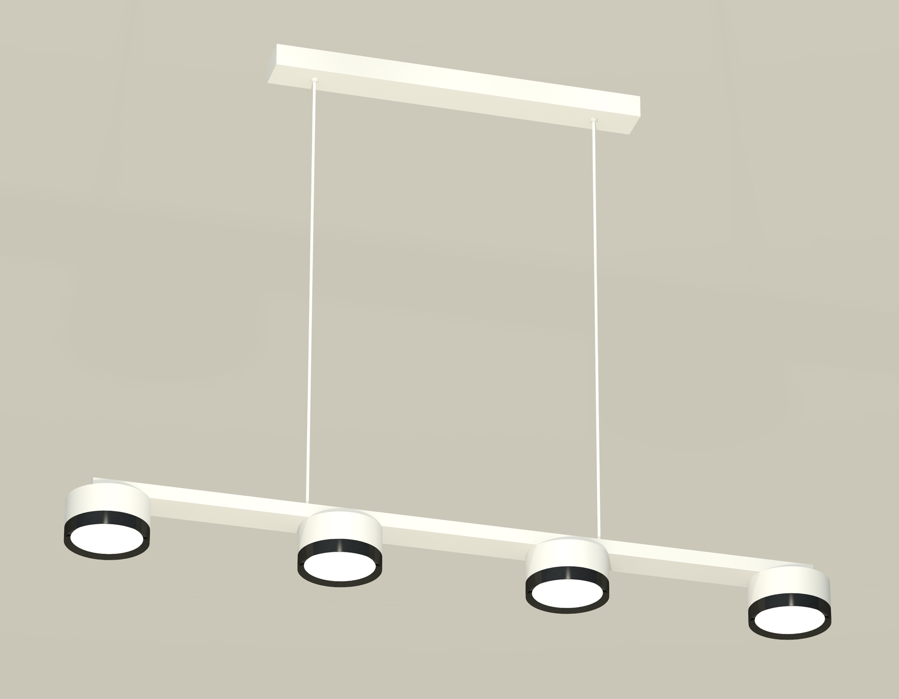 Светильник Ambrella light XB9151151/4 SWH/PBK белый песок/черный полированный GX53 (C9151, N8113)