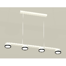 Светильник Ambrella light XB9151151/4 SWH/PBK белый песок/черный полированный GX53 (C9151, N8113)