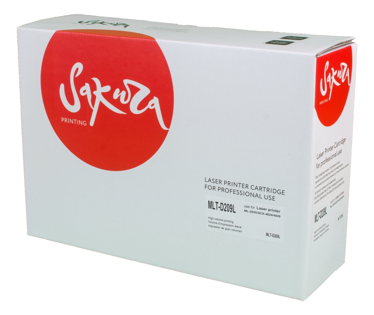 Картридж лазерный Sakura MLTD209L для Samsung ML-2855ND/SCX-4824FN/4828FN, черный, 5000 к.