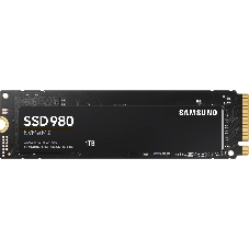 Накопитель SSD Samsung 980, 1000Gb, PCIe 3.0 x4, M.2 2280, NVMe, R/W 3500/3000