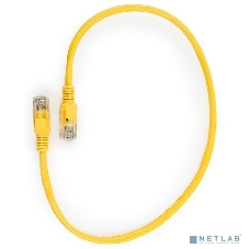 Патч-корд медный UTP Cablexpert PP10-1M/Y кат.5e, 1м, литой, многожильный, желтый