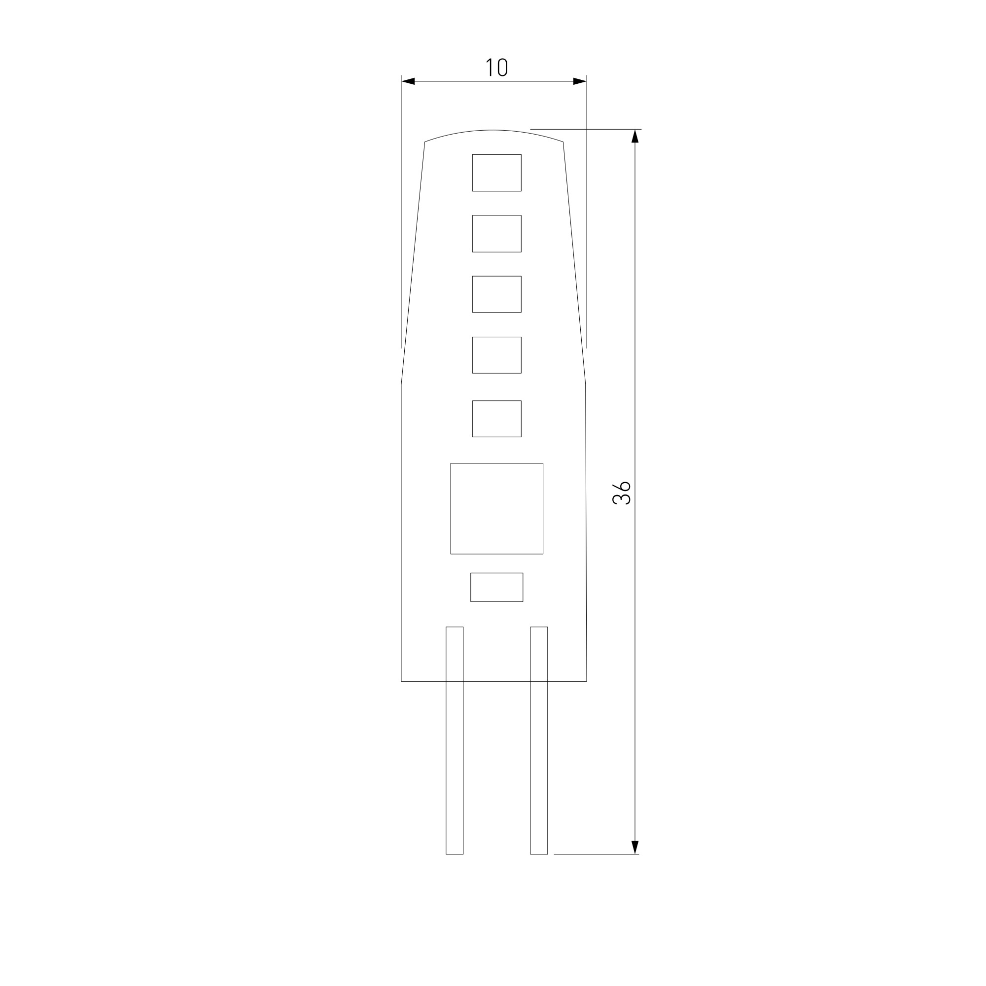 BLG402 / Светодиодная лампа G4 LED 3W 220V 360° 4200K