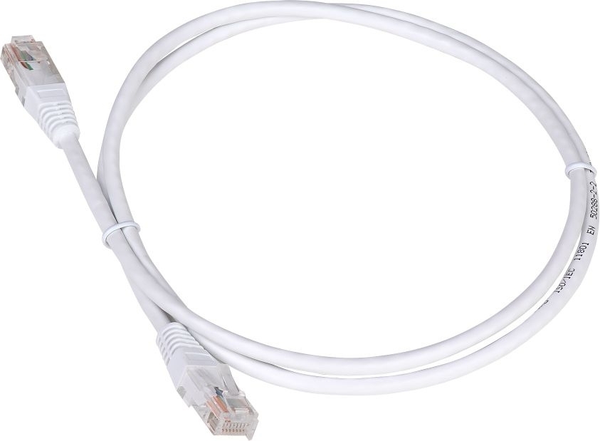 Патч-корд LANMASTER TWT UTP cat.5e, с заливными колпачками, 10.0 м, белый