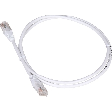 Патч-корд LANMASTER TWT UTP cat.5e, с заливными колпачками, 10.0 м, белый