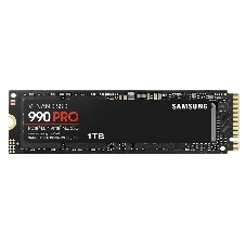 Накопитель SSD Samsung 990 PRO, 1000Gb, PCIe 4.0 x4, M.2 2280, NVMe, R/W 7450/6900